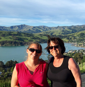 Le voyage mère-fille en Nouvelle-Zélande de Karine Morin et Michèle Bourassa est à l’origine de Terroir en VR. Crédit photo : Gracieuseté de Michèle Bourassa