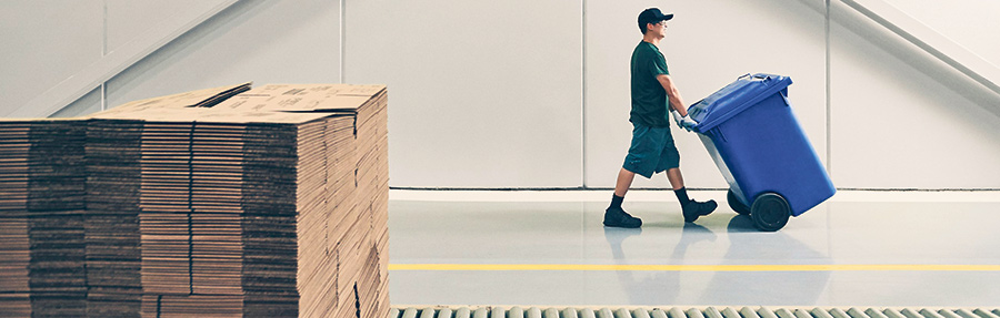 Chez Cascades Emballage carton-caisse, une équipe de plus de 70 designers s'assure que le matériel utilisé est recyclé et recyclable.