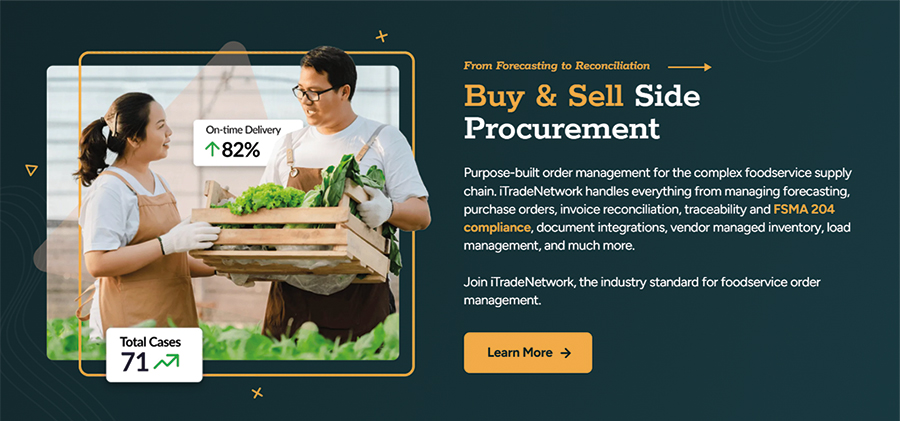 iTradeNetwork est une plateforme transactionnelle américaine par laquelle les maraîchers doivent absolument passer pour vendre leurs légumes dans les grands supermarchés.