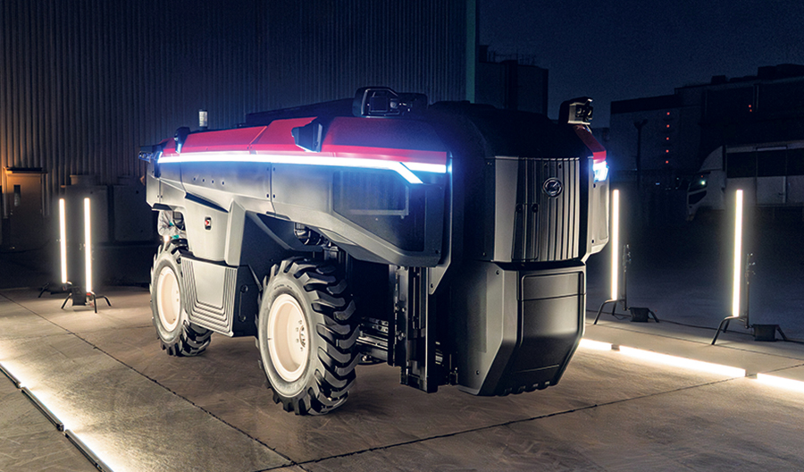 Le KVPR de Kubota, un tracteur outil concept de l’équipementier nippon. Photo : Kubota