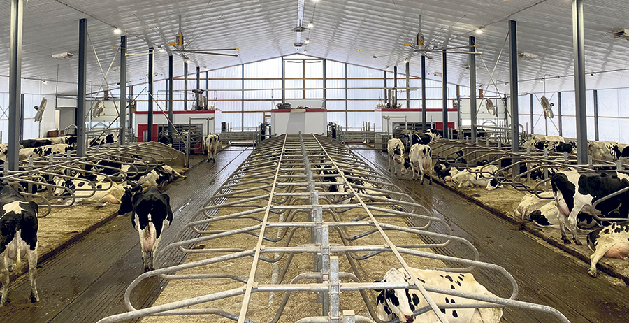 Un nouveau complexe laitier a été construit en 2020 à la Ferme La Seigneurie.
