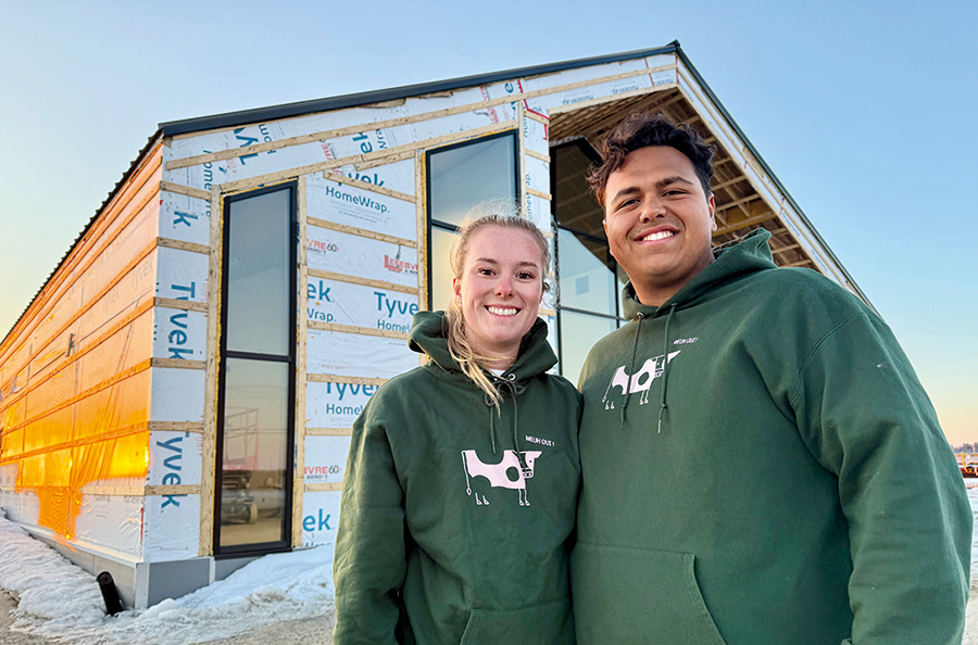 Viviane Mathieu et Mathew Das-Paul prévoient ouvrir en juin la fromagerie construite au coût de 3 M$.