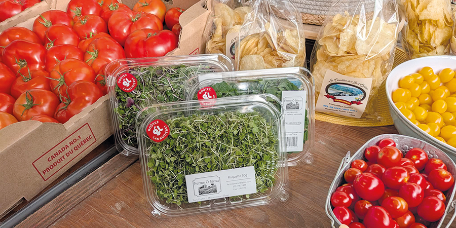 La Ferme Ô Menu distribue les produits de plusieurs fermes partenaires, ce qui permet de rentabiliser les frais de livraison. Photo : Gracieuseté de la Ferme Ô Menu