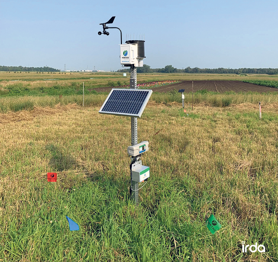 L’entreprise Hortau est spécialisée en gestion et automatisation de l’irrigation. Photo : Gracieuseté de l’IRDA