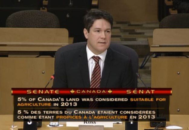 Le directeur général de l’UPA, Charles-Félix Ross, fait partie des témoins entendus par le Sénat dans son Étude sur l’acquisition des terres agricoles au Canada et ses retombées potentielles sur le secteur agricole.