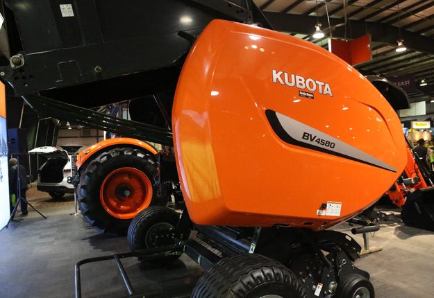 Le nouveau modèle de presse à foin BV4580 de Kubota. Crédit : Gracieuseté Kubota