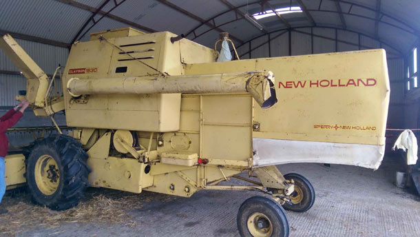 Dans les années 1970, on a commencé à optimiser les systèmes de battage et de nettoyage des grains et à rationaliser l’espace qu’ils occupaient. Crédit photo : Yesterday tractor