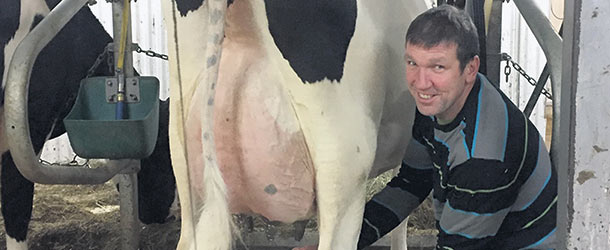 Sylvio Rodrigue, copropriétaire de la Ferme Roquet.