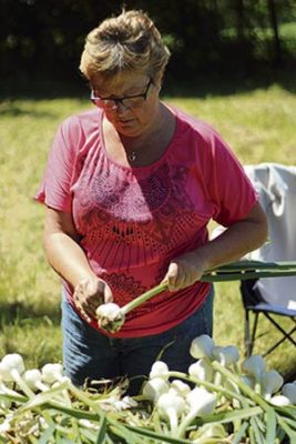 La productrice d’ail Isabelle Vachon souhaite construire sa résidence sur son lot situé en zone agricole. Gracieuseté d'Isabelle Vachon.