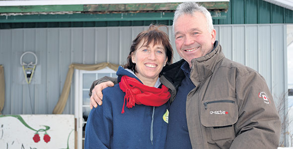 Lucie Marcoux et Denis Beaudoin ont décidé d’acheter la ferme après avoir vu une annonce  dans La Terre de chez nous.