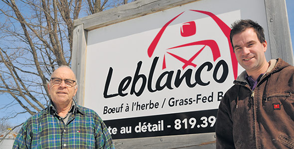Mario et Jean-Philippe Leblanc. Crédit photo : Marc-Alain Soucy