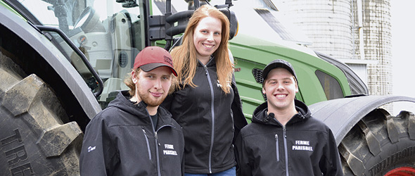 Dave et Sabrina prendront la relève de la ferme familiale. Le plus jeune, Jeff, n’a quant à lui pris aucune décision pour le moment.