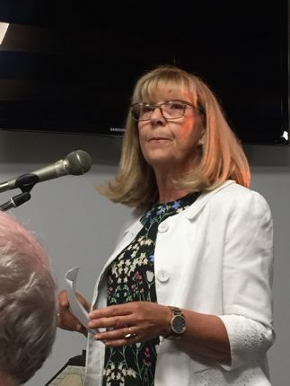 Ginette Blondin, présidente du Syndicat de l’UPA Marguerite-d’Youville/Longueuil.Au conseil de ville de Contrecoeur le 3 juillet 2018.