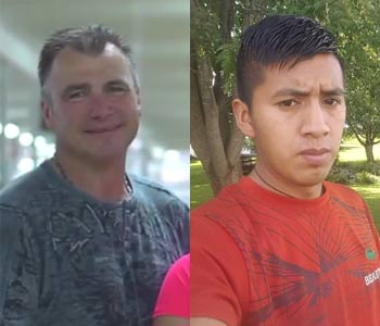 Les victimes, Dany Rodrigue et Axel Josué Saloj Miculax.