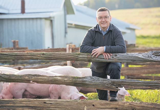 En 2019, la famille Breton amorcera la transformation de sa dernière ferme porcine qui n’était pas assujettie aux cahiers des charges. Crédit photo : Gracieuseté de duBreton