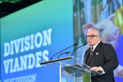 Le président-directeur général d’Olymel, Réjean Nadeau. Photo : Samuel Tessier