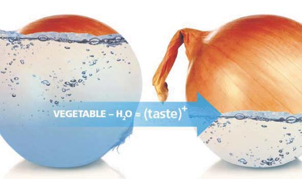 La technologie InFlavor de Bonduelle permet d’extraire 25 % de l’eau contenue dans ses légumes surgelés pour concentrer leur saveur et préserver leur texture. Crédit photo : Bonduelle