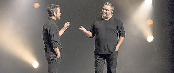 Avant de faire équipe en tant qu’humoriste avec Dominic Sillon, Martin Cloutier a œuvré durant plus de 20 ans dans des fermes de la Mauricie. Crédit photo : Gracieuseté