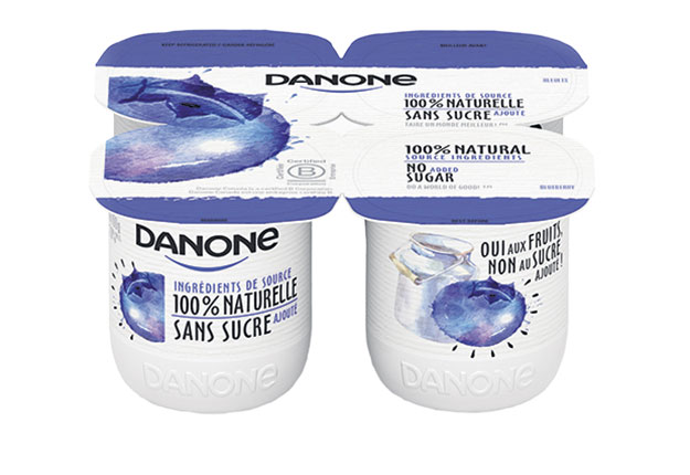 Danone a lancé une nouvelle gamme de yogourts faits uniquement de lait provenant de Nutrinor coopérative.