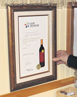 Plusieurs vins du Vignoble Les Côtes du Gavet se sont démarqués dans différents concours.