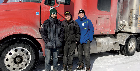 Mathieu, Alexandre et Jonathan Bergeron sont devenus actionnaires de l’entreprise avec leurs parents en 2014.