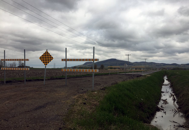 Le chemin des Dix-Terres, qui relie Marieville à Rougemont, en Montérégie, est désormais fermé de façon permanente. Crédit photo : Émilie Rioux