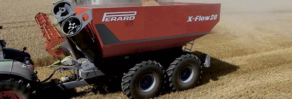 Pour le spécialiste des ventes techniques chez Équipements Lambert, Antoine Lefebvre, le X-Flow 28 constitue le meilleur rapport qualité-prix des transbordeurs Perard.