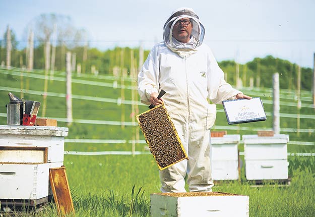 Le 46e congrès Apimondia a accueilli entre 5 000 et 6 000 apiculteurs et chercheurs de 160 pays, à Montréal, du 8 au 12 septembre. Crédit : Martin Ménard / Archives TCN