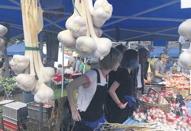 Le Festival de l’ail de Sainte-Anne-de-Bellevue attire de plus en plus de visiteurs. Photo : Gracieuseté du Festival de l’ail