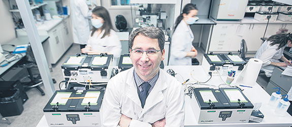 Patrick Blondin, directeur de la recherche et développement chez Boviteq. Photo : Gracieuseté de Boviteq