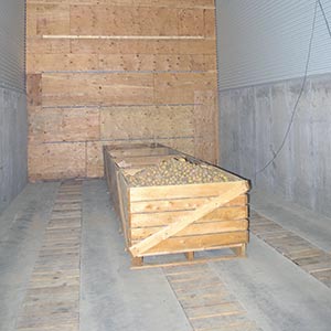 Bien qu’elles soient actuellement ventilées par le mur, les chambres ont aussi été construites avec un système de ventilation par le plancher qui sera testé ultérieurement.