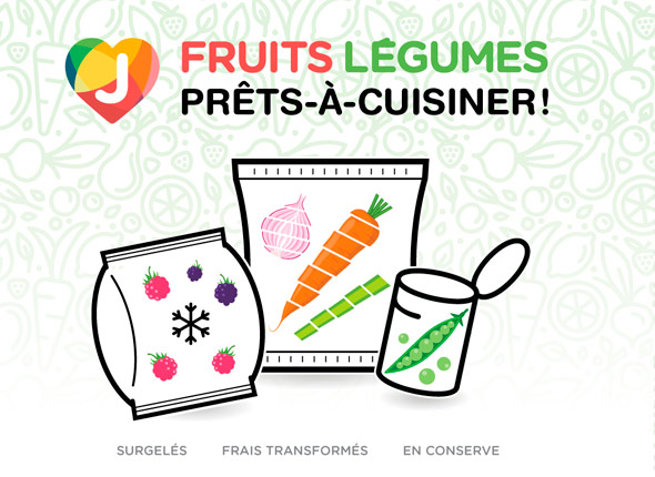 L’Association québécoise de la distribution de fruits et légumes (AQDFL) mise sur cette campagne pour encourager les consommateurs à cuisiner les fruits et légumes surgelés, en conserve et produits frais transformés.
