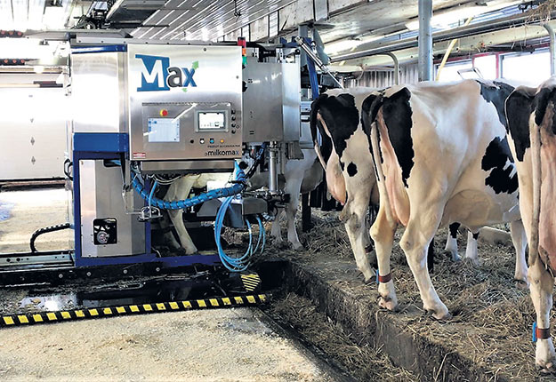 Le RoboMax favorise un suivi proactif individualisé du bien-être et de la santé de chaque animal. Photos : Gracieuseté Milkomax