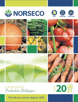 Depuis 2015, Norseco publie un catalogue exclusivement pour ses semences biologiques. Photo : Gracieuseté de Norseco