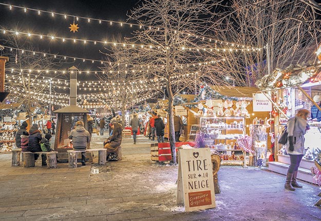 Le marché de Noël de Joliette affiche complet et envisage de grossir l’an prochain. Photo : Marché de Noël de Joliette