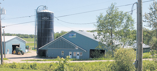 La Ferme des Prés Verts évolue en production laitière et de grandes cultures biologiques.