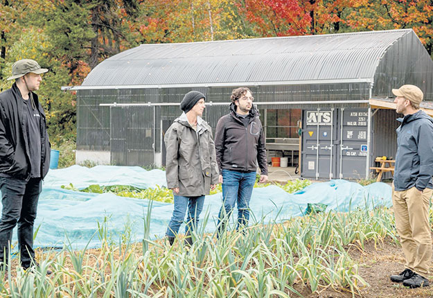 La Plateforme agricole de L’Ange-Gardien, située en Outaouais, compte parmi la douzaine d’incubateurs d’entreprises agricoles qui existent au Québec. Photo : Gracieuseté du Centre d’innovation sociale en agriculture