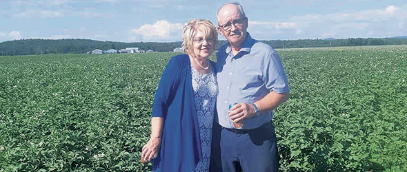Denis Gaudreault et Claudette Rivard se sont lancés en agriculture l’année après leur mariage.