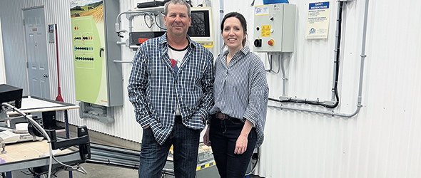 Roger Naegeli et Valérie Jutras, premiers bénéficiaires du PENP en 2008. Photo : Gracieuseté de Valérie Jutras
