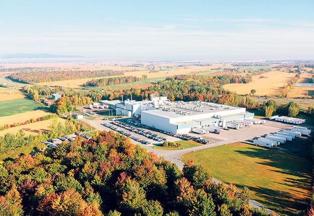 L’usine d’Ange-Gardien, appartenant auparavant à l’entreprise F. Ménard, a été acquise par Olymel en 2019. Photo : Gracieuseté d’Olymel