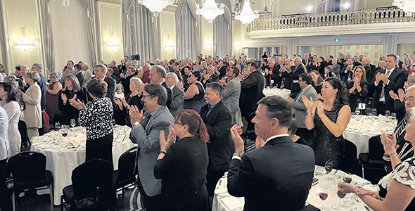 Le banquet a réuni plus de 200 invités de marque au Château Frontenac.