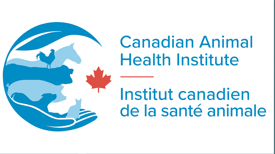 Le nouveau logo montre notamment plusieurs animaux d’élevage et de compagnie représentant l’éventail des espèces desservies par les entreprises membres de l’Institut canadien de la santé animale.