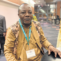 Nathanaël Mupungu Buka, chef des terres et président de la Confédération paysanne du Congo. Photo : Gracieuseté d’Olagoké Arouna Lawani