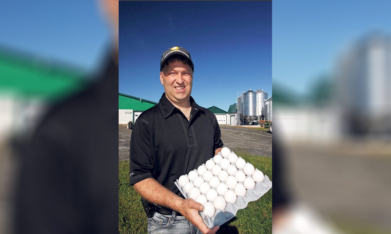 Paulin Bouchard, président de la Fédération des producteurs d’œufs du Québec. Photo : Gracieuseté de la FPOQ