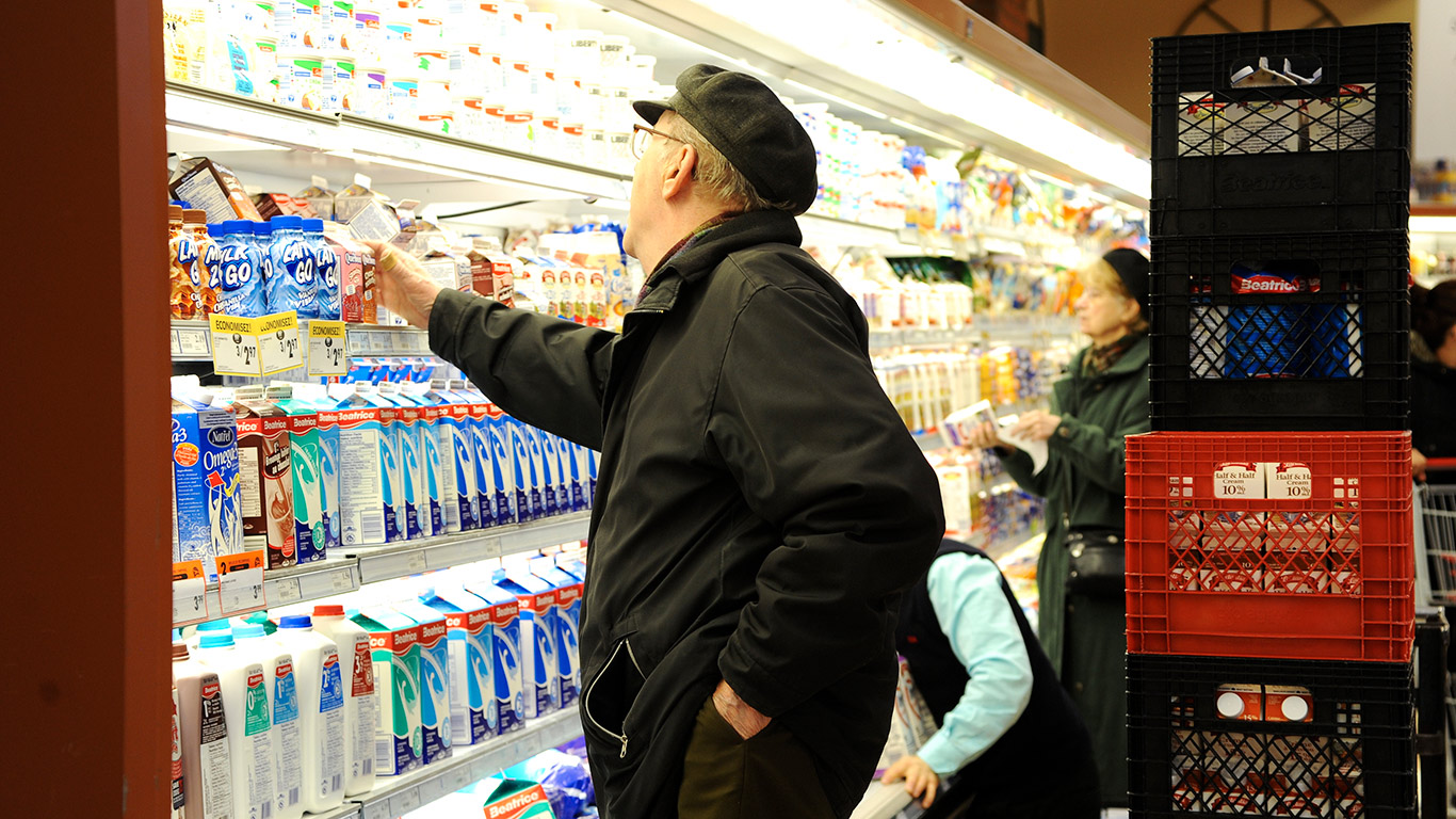 L’augmentation des prix en épicerie aurait suivi l’augmentation du prix des intrants payés par les chaînes d’alimentation. Photo : Archives/TCN