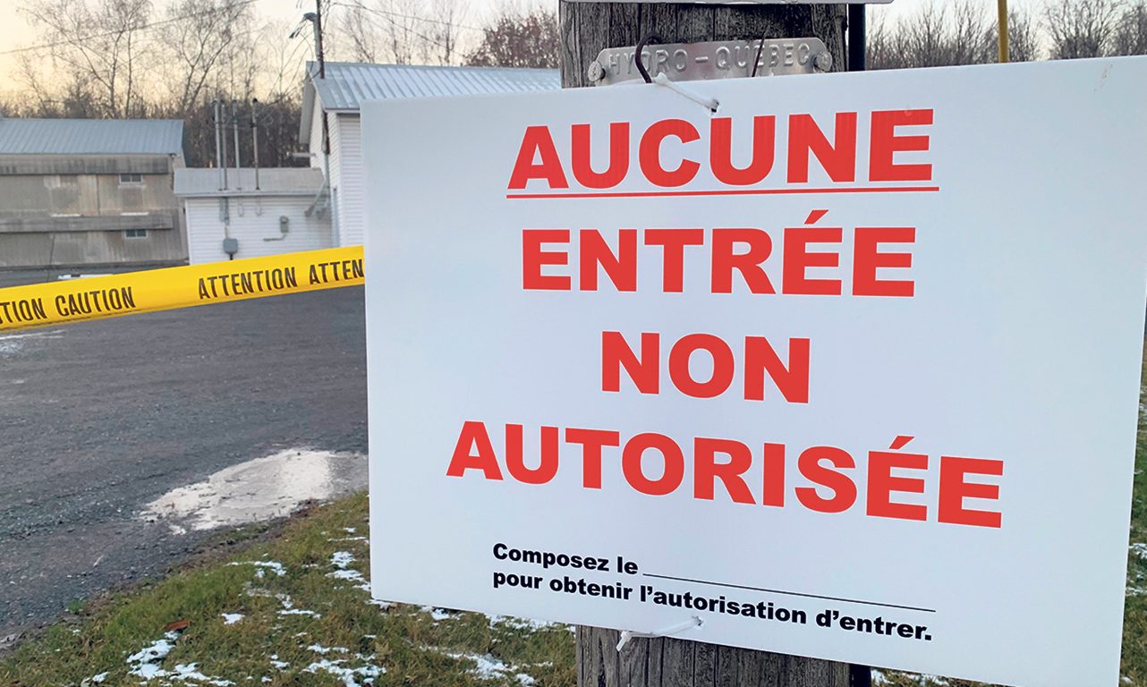 Les premiers sites d’élevage de volailles infectés par la grippe aviaire, au Québec, cet automne, font craindre une flambée des cas comme celle survenue l’an dernier. Photo : Ariane Desrochers/TCN
