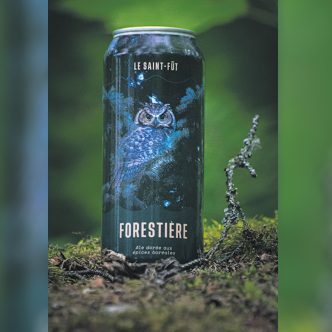 La Forestière a remporté le concours de bière 100 % locale organisé par la Filière brassicole du Québec dans le cadre du Congrès 2023 de l’AMBQ. Photo : Le Saint-Fût