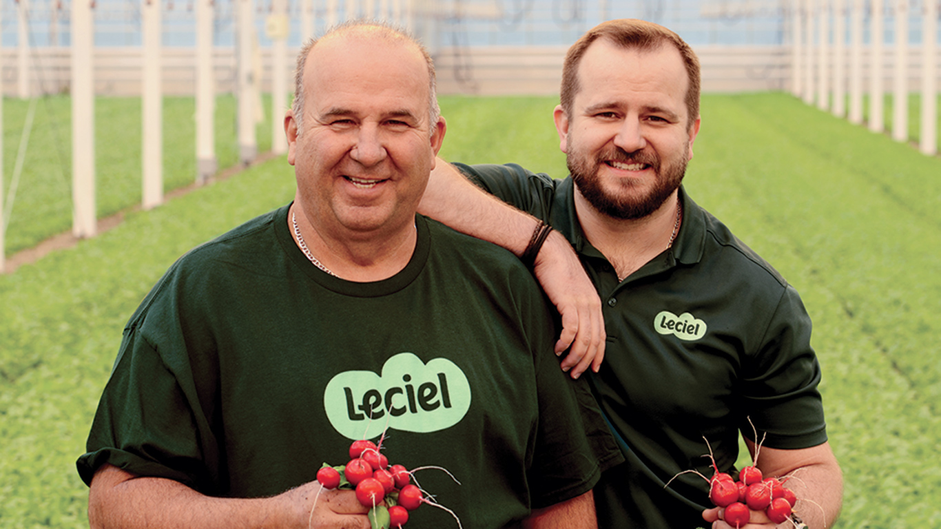 Stéphane et Steve Bertrand font le pari que la marque Leciel incitera une nouvelle génération de consommateurs à opter pour leurs produits. Photo : Gracieuseté de Leciel