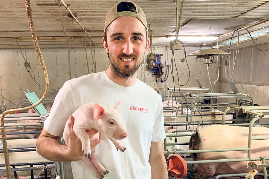 Jordi Pirson a graduellement pris sa place au sein de l’entreprise, au terme de ses études universitaires en agronomie.
