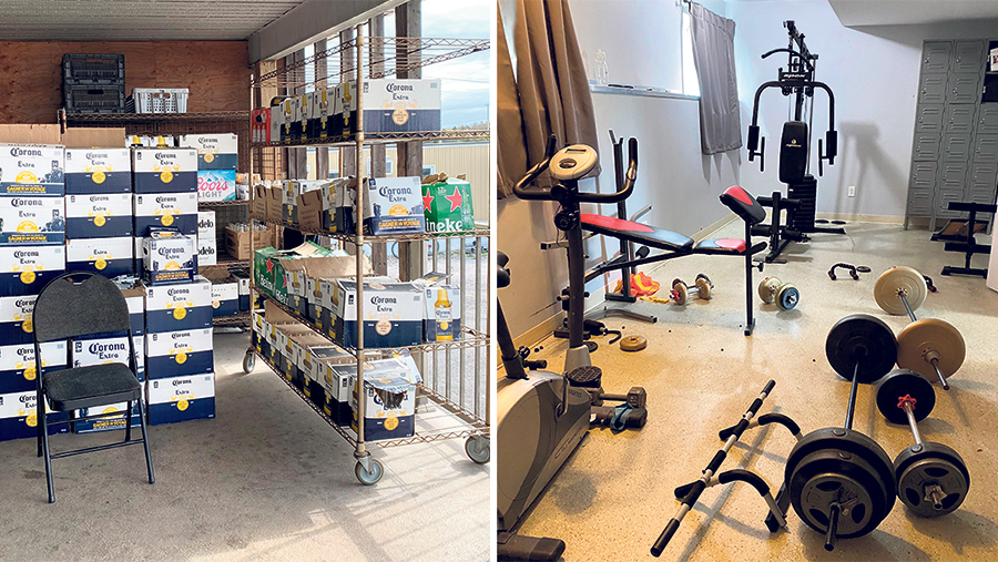 L’argent obtenu en une année, en retour des contenants à consigner, a été suffisant pour aménager une salle de gym et une salle de divertissement, comprenant des tables de billard, de baby-foot et d’air hockey.